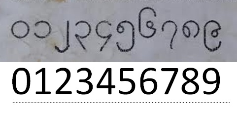 缅甸语数字